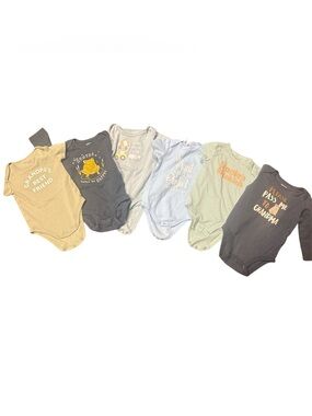 Family themed sayings bodysuit bundle- 6m